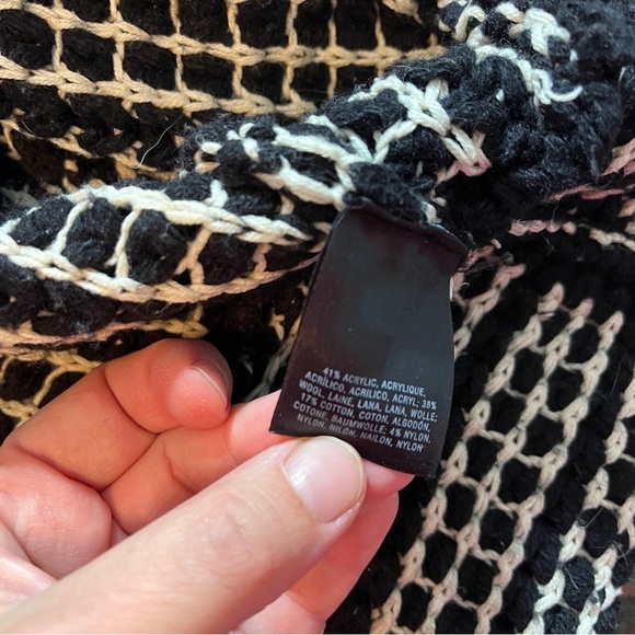 Anthropologie Moth Cocoon Cardigan S Boho Wool Blend Knit Whimsigoth Wednesday - Picture 8 of 10